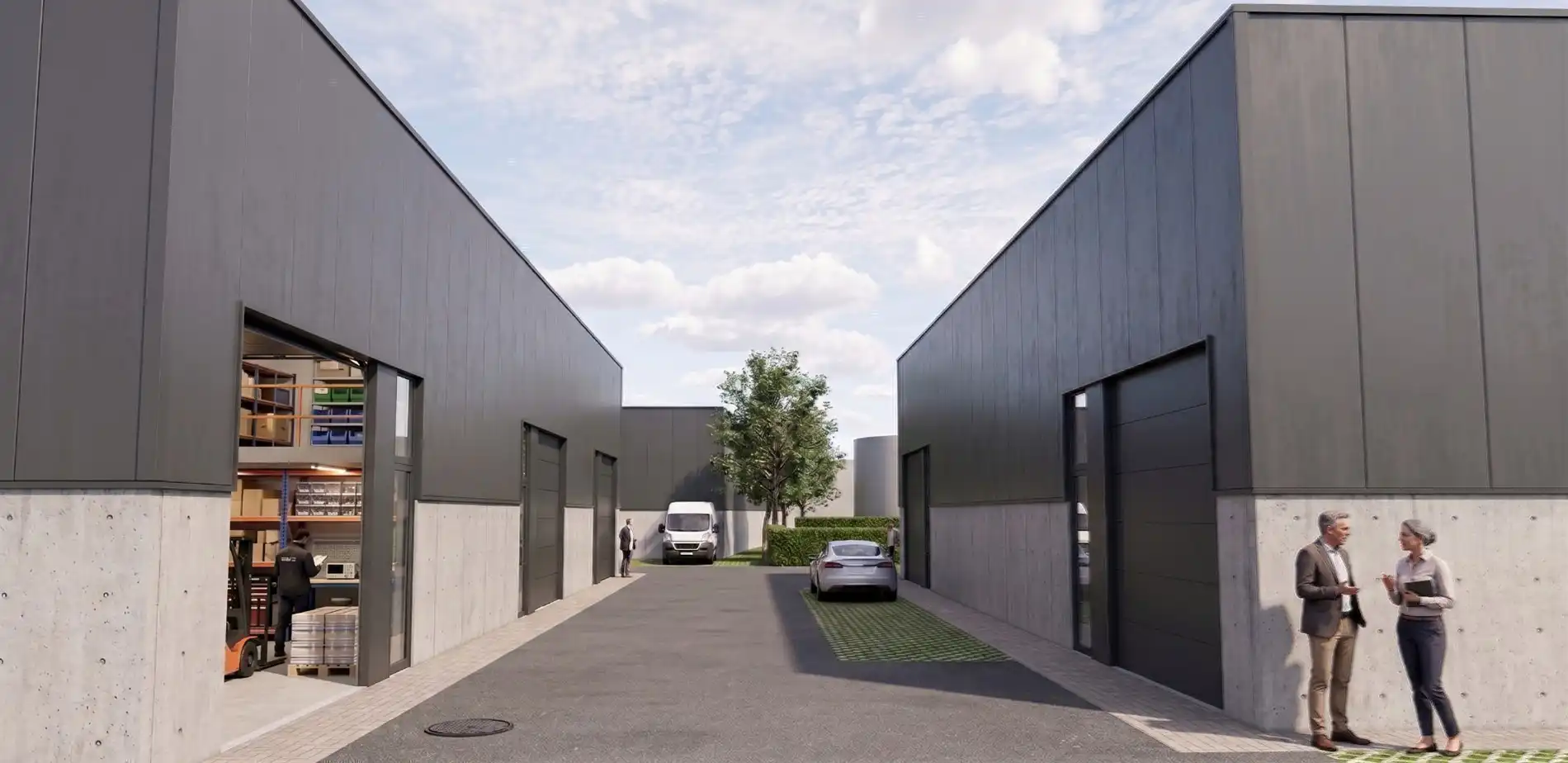 Nieuw te bouwen magazijn te koop in Zandhoven Business Center foto 3