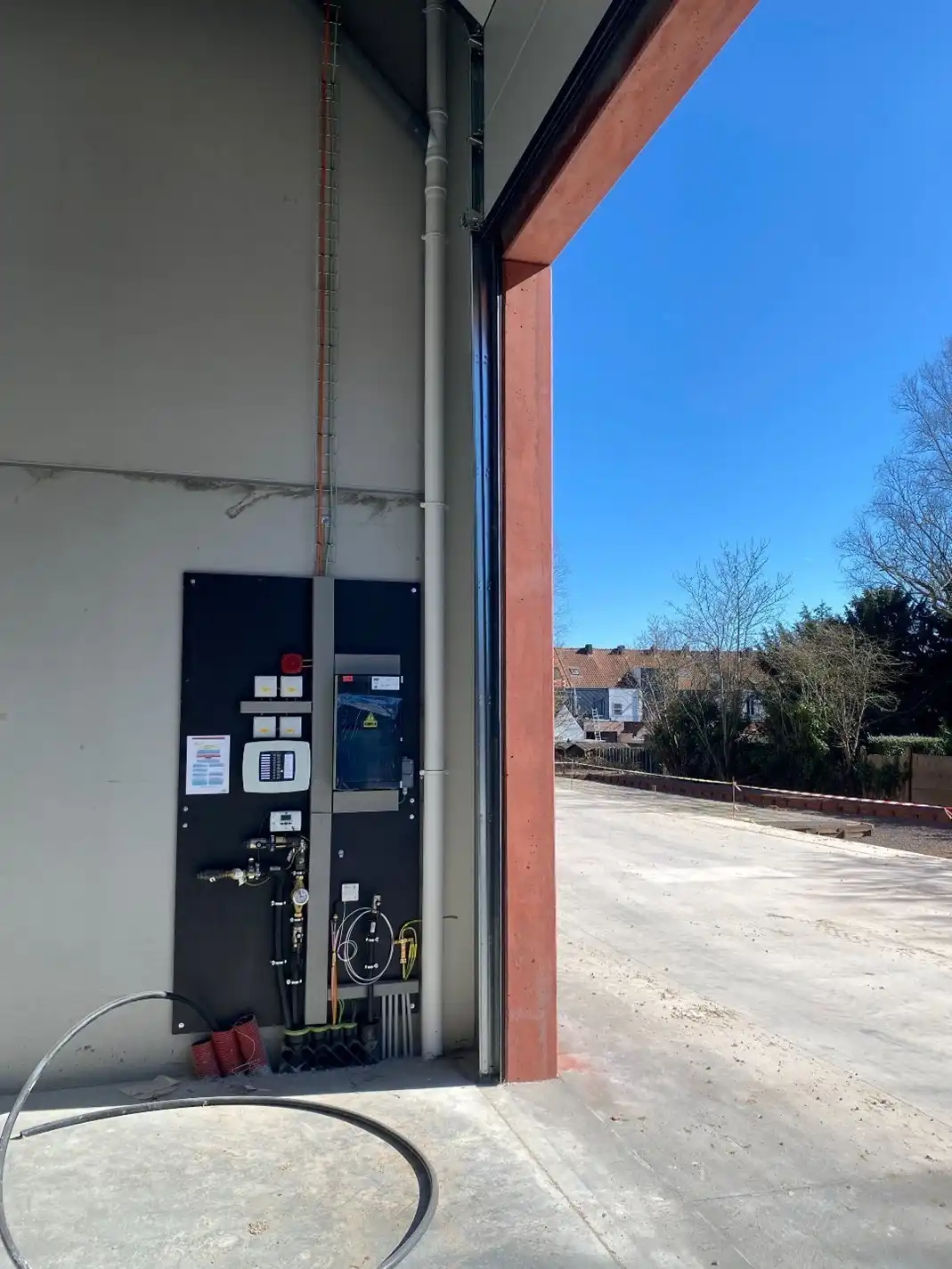 Nieuwbouw loods te koop in fase II Walle Kortrijk foto 11