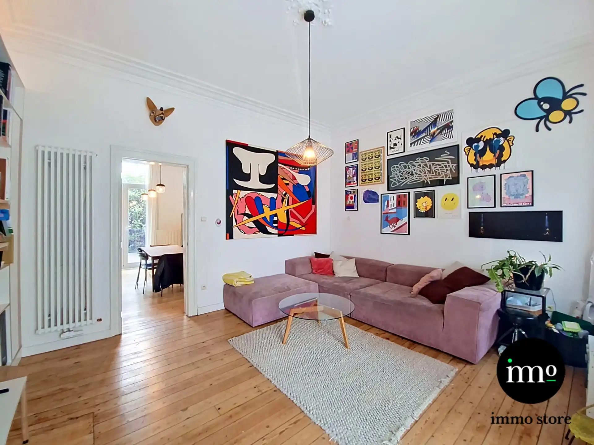Instapklare Brusselse woning met bureau of appartement foto 18