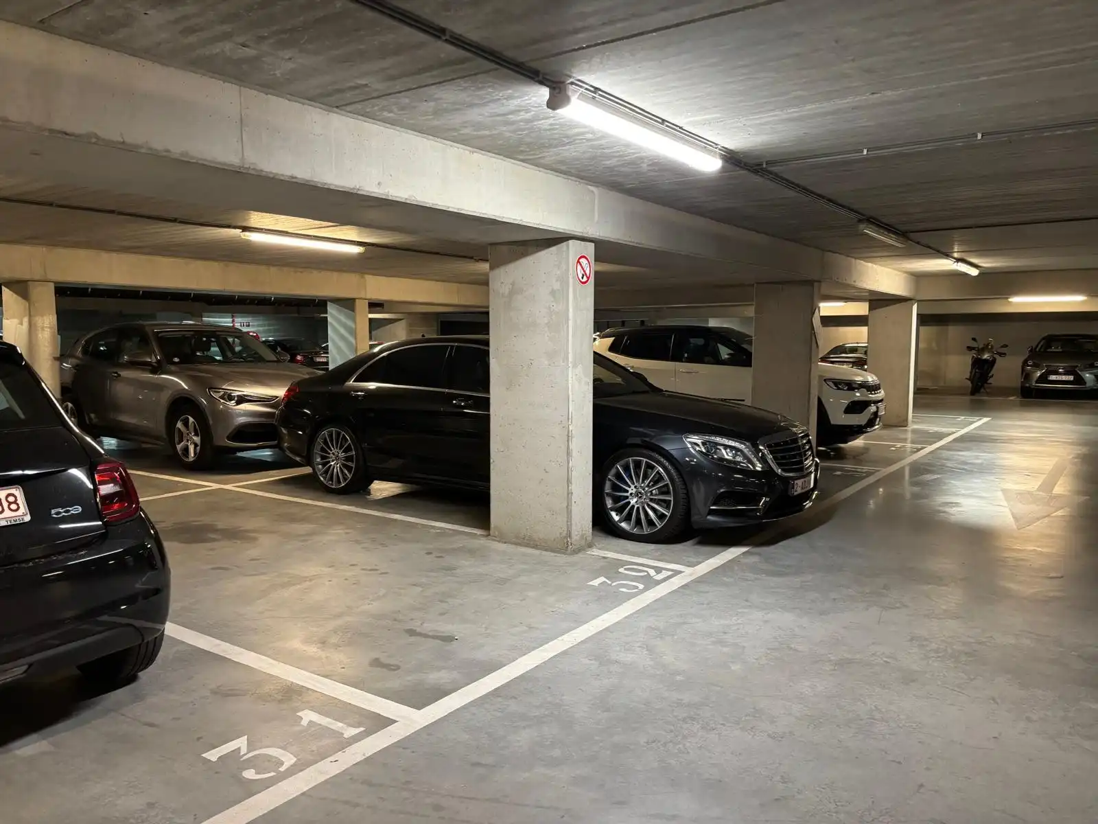 Ondergrondse autostaanplaats te huur – Residentie Arcadia, Zaat Temse foto 4