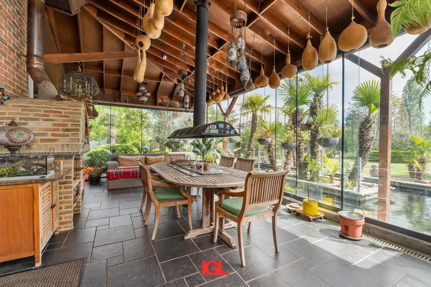 Villa met groot terrein (24a29ca), serres, vijver en overdekt zwembad foto 5