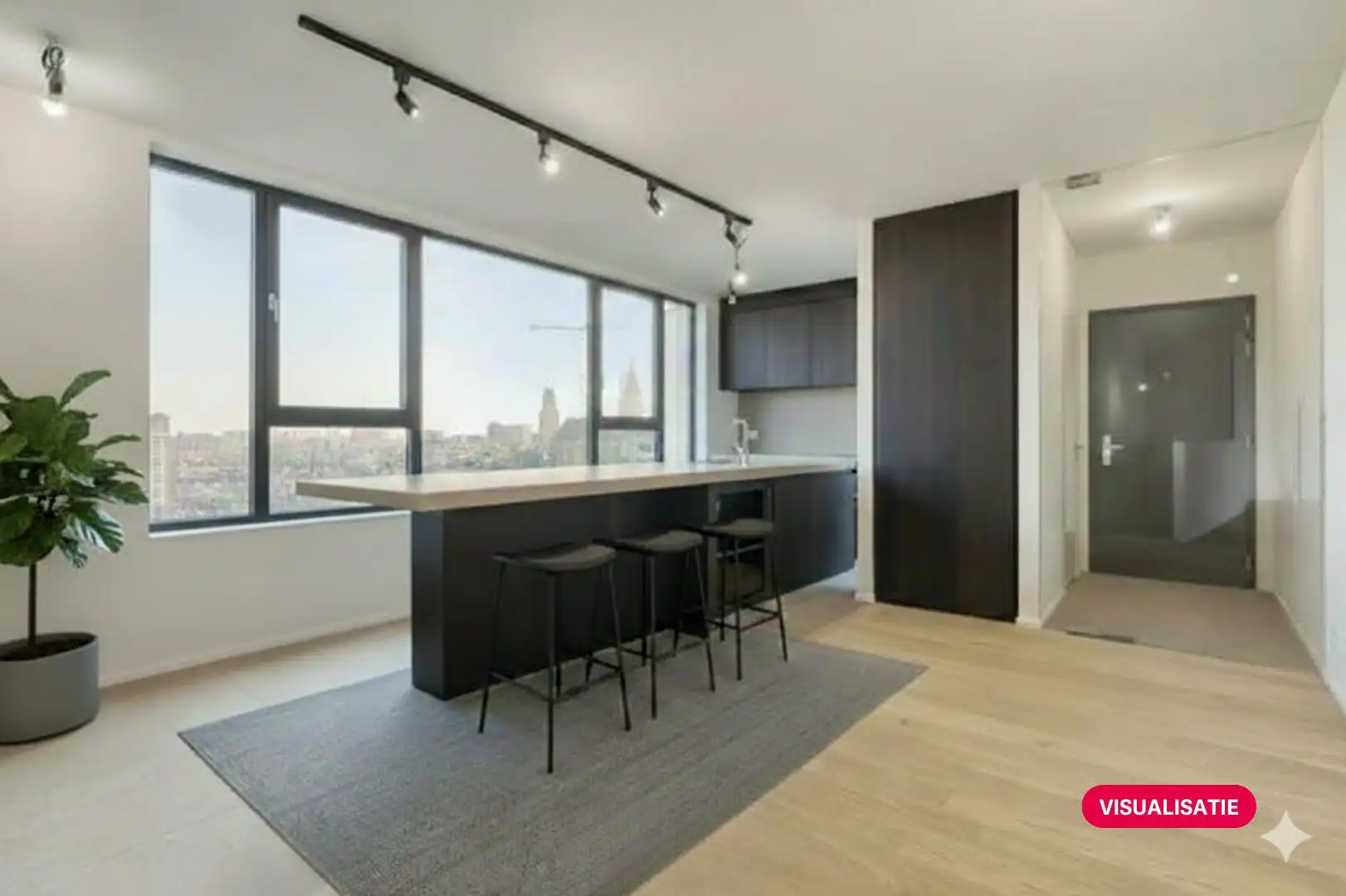 Duplexpenthouse met frontaal Schelde zicht te koop in Antwerpen foto 2