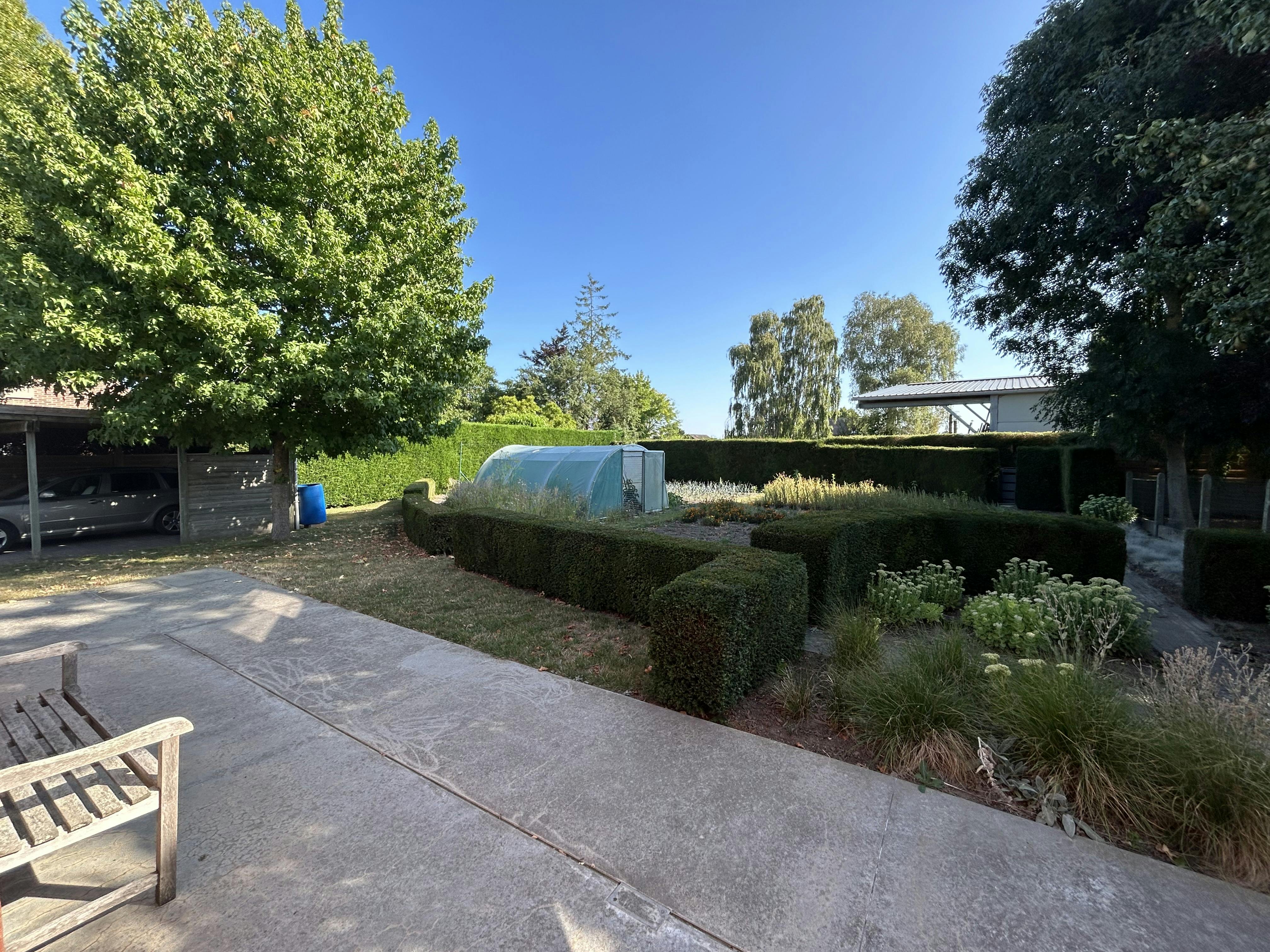 Bouwgrond van 554 m² met uitweg, garage en carport foto 4