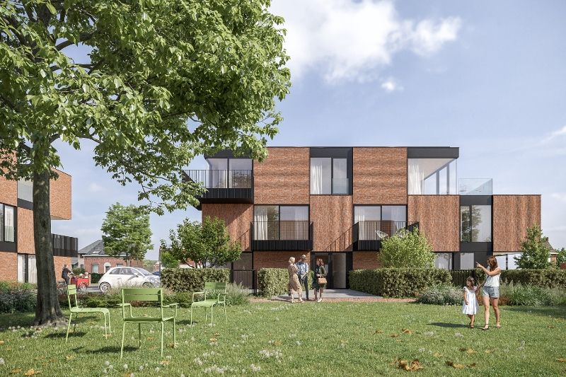 Nieuwbouwappartementen in een uniek groen kader! foto {{pictureIndex}}