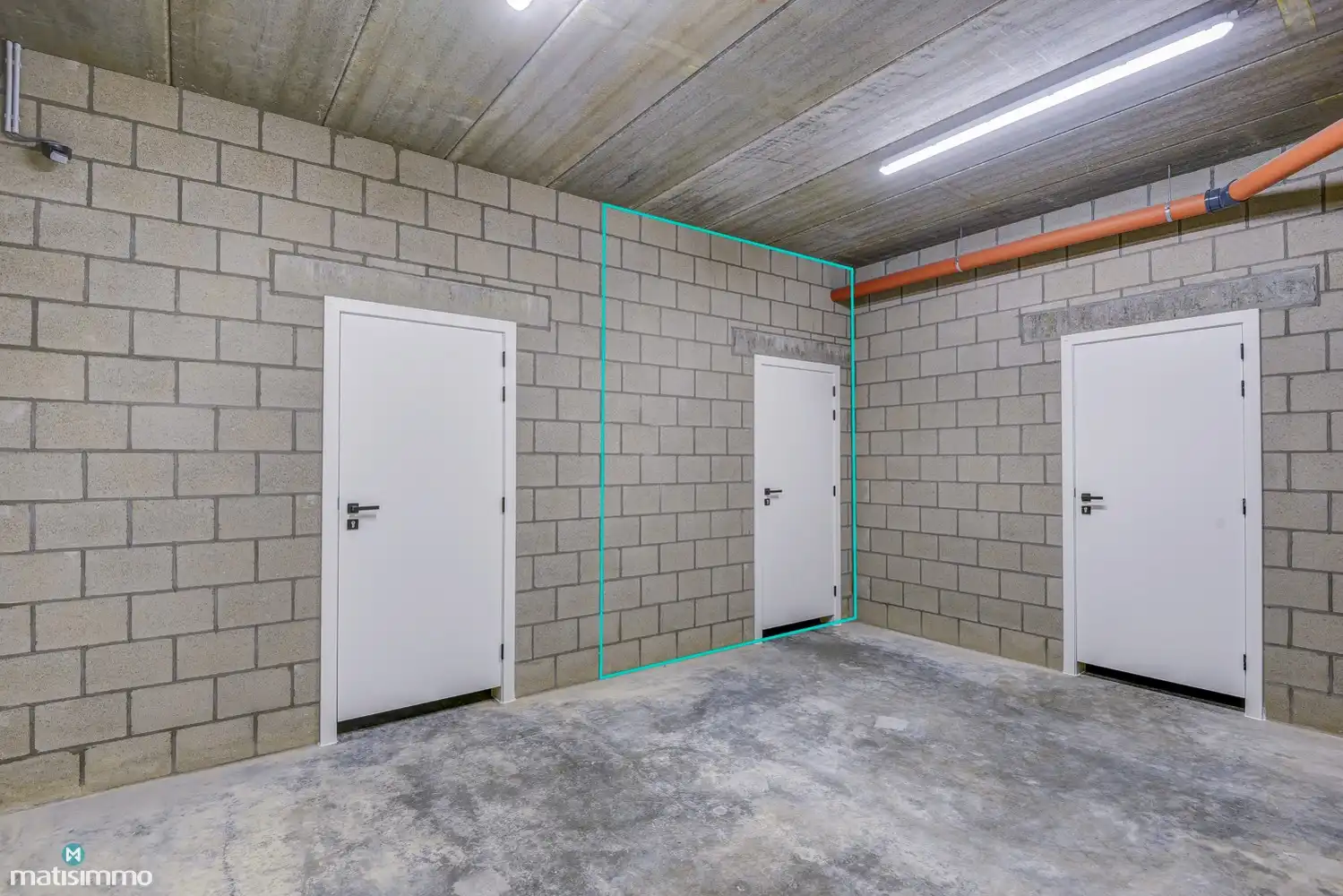 RUIM NIEUWBOUW APPARTEMENT MET 2 SLAAPKAMERS, OVERDEKT TERRAS, GARAGE, AUTOSTAANPLAATS EN KELDERBERGING TE BEVERST foto 17