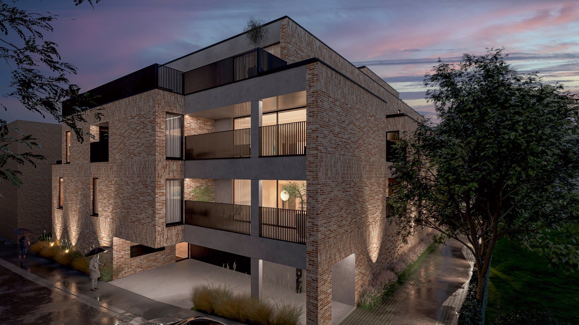 Nieuwbouwappartement met 2 slaapkamers en ruim terras uitgevend op het groene Mottepark, in res. De Motte, vlakbij het centrum van Hoeselt foto 10