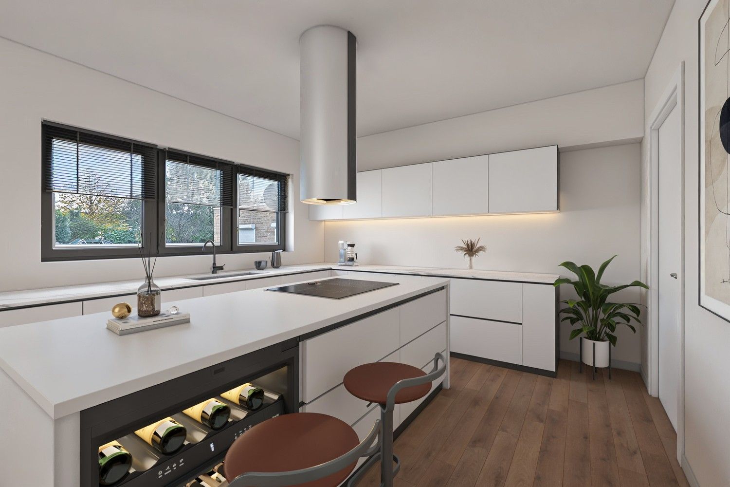 Duplex appartement, ruime leefruimte, 3 slpk, terras + garage foto 9