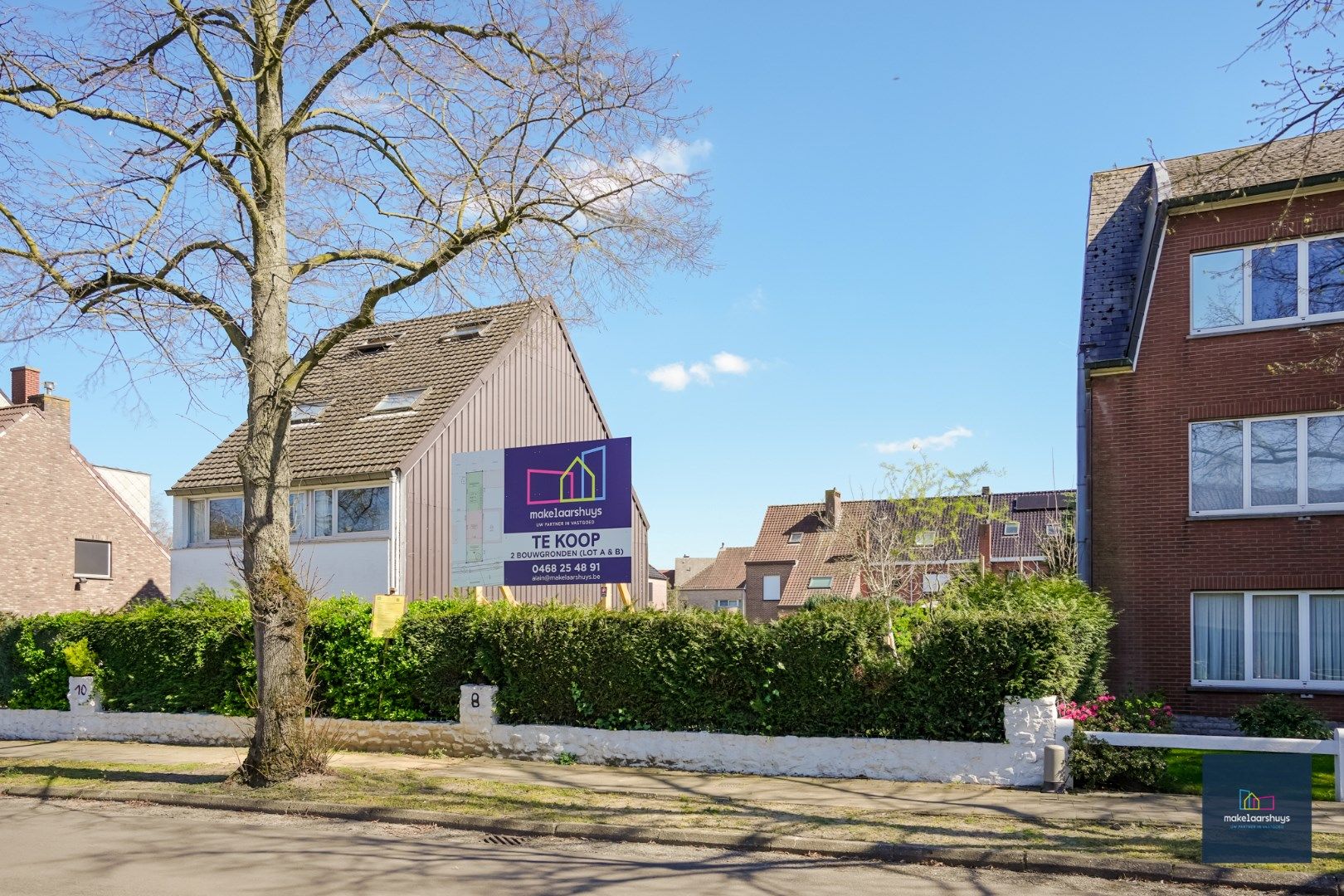 Rustig gelegen bouwgrond in Wondelgem (LOT A) 225m²  foto {{pictureIndex}}
