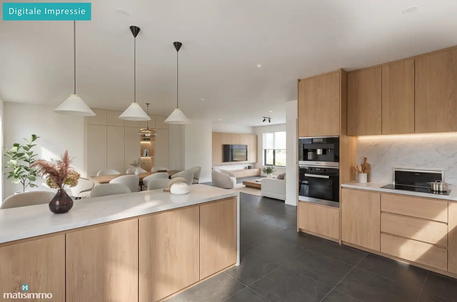 INSTAPKLARE EN ENERGIEZUINIGE WONING MET INPANDIGE GARAGE, TUINKAMER, KELDER EN RUIME TUIN TE ELST foto 6