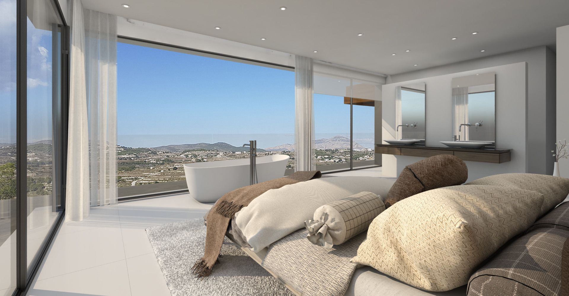 Villa met zicht op Bernia foto 3