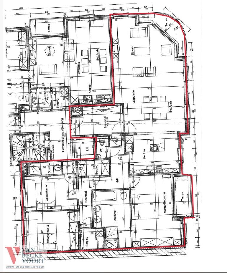 3-slaapkamer appartement met royale indeling foto 14