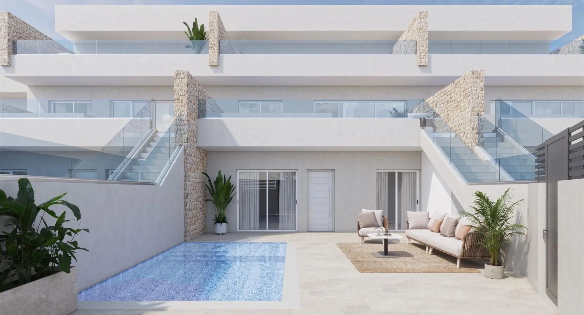 Stijlvolle nieuwbouwwoningen in Pilar de la Horadada: jouw droomhuis nabij het strand! foto {{pictureIndex}}