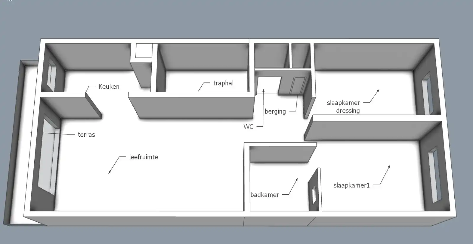 Penthouse-appartement met loftgevoel, terras en panoramisch zicht op het Rivierenhof foto 9