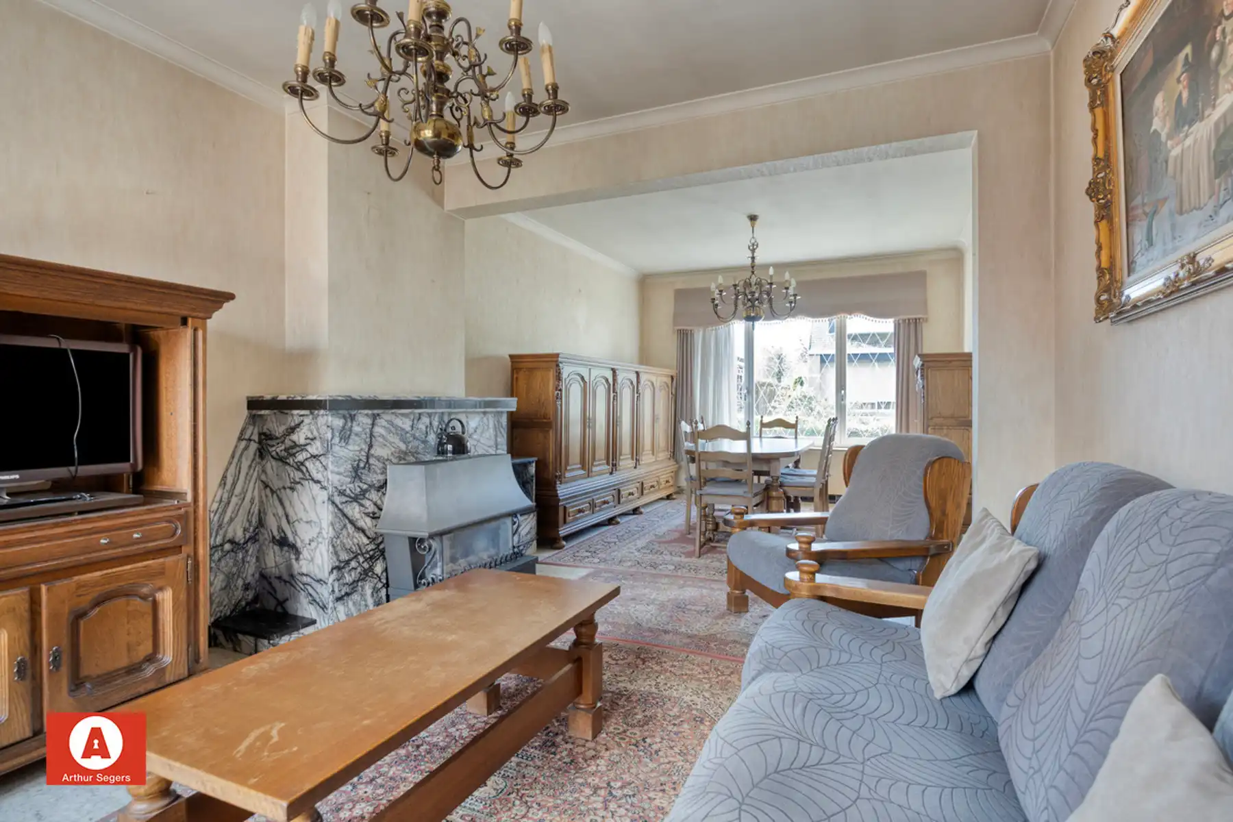 Solide te renoveren burgerwoning mét doorgang in Opstal foto 6