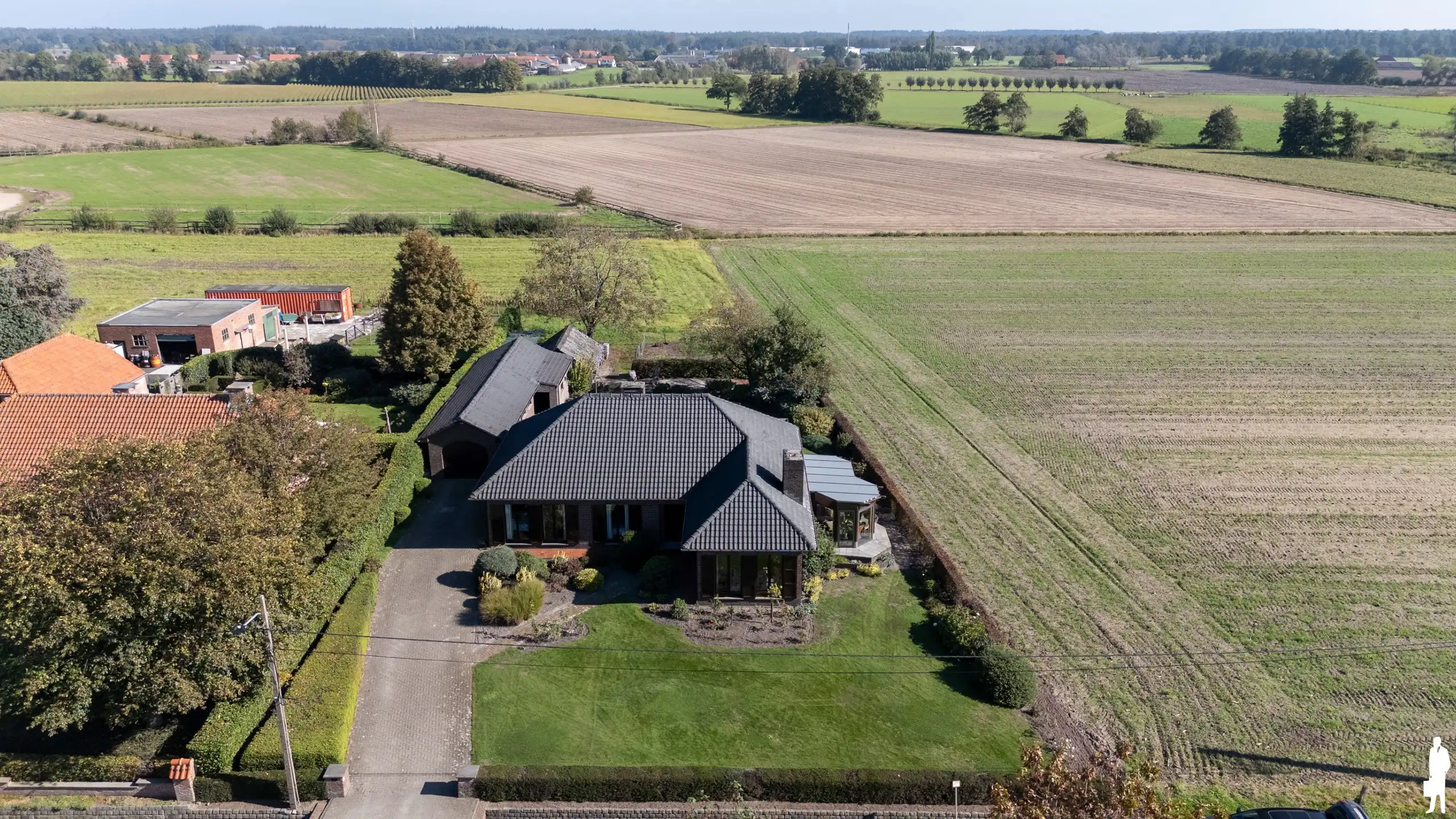 Villa met matgazijn op een perceel van ca. 2.000m² aan de groene rand in Poppel foto 39