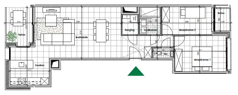 2 slaapkamer appartement met 2 terrassen en staanplaats te Antwerpen foto 20
