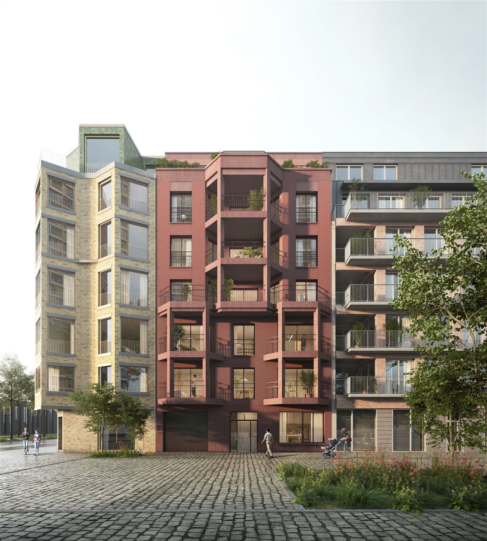 Nieuwbouw appartement met terras in project ÎLOT foto {{pictureIndex}}
