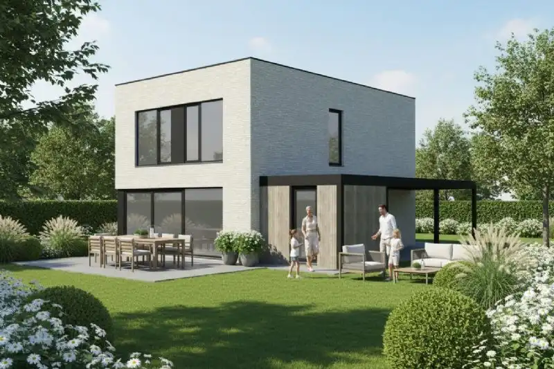 Nieuw te bouwen alleenstaande woning te Moorsele. foto 2