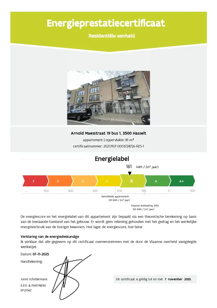 Appartement gelegen te Arnold Maesstraat 19 , 3500 Hasselt foto 8