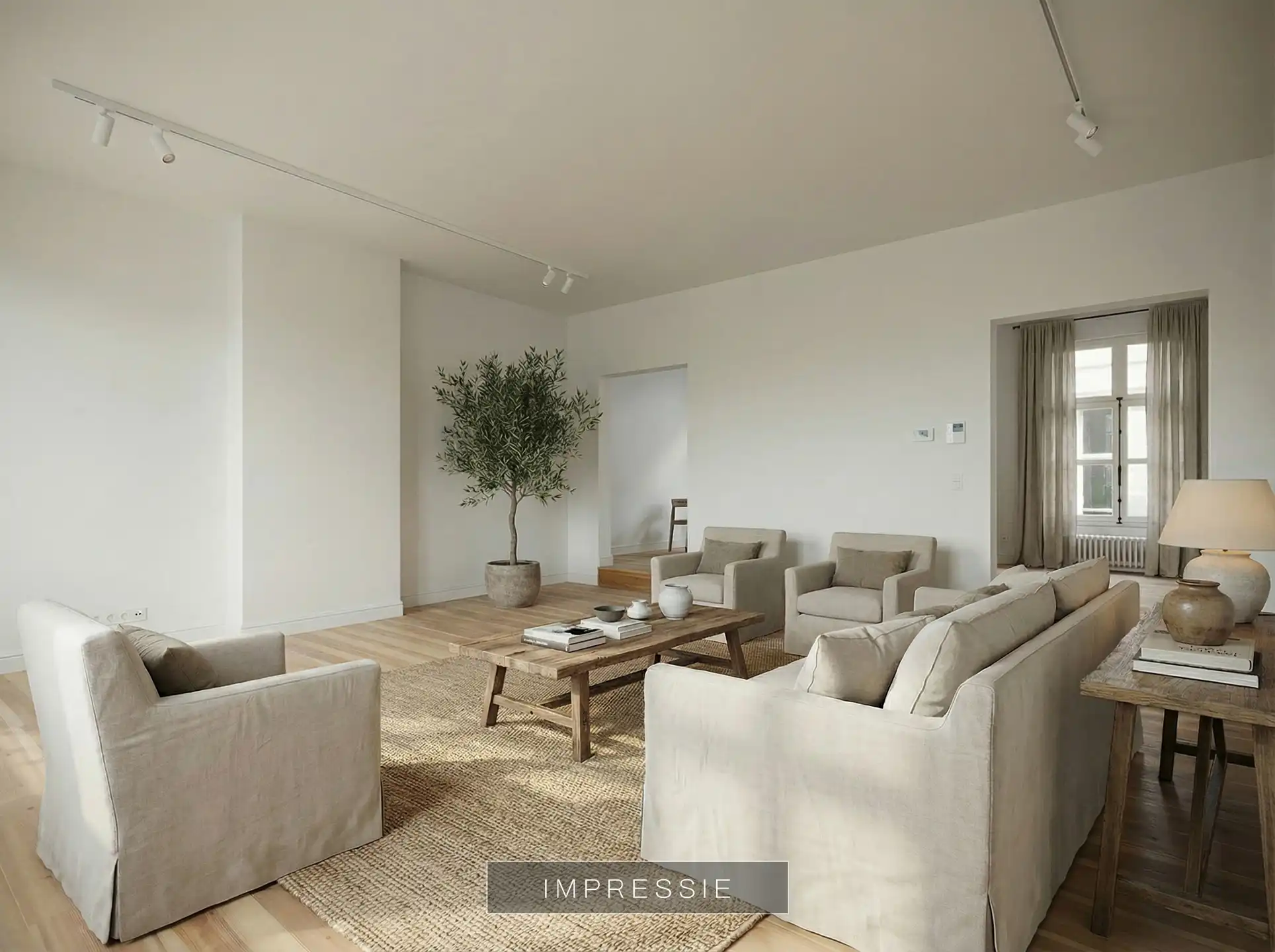 High-end duplex in hart van Antwerpen met iconisch uitzicht foto {{pictureIndex}}