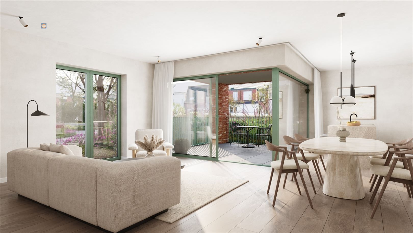 Hedendaags appartement met twee slaapkamers, terras en twee balkons foto 7