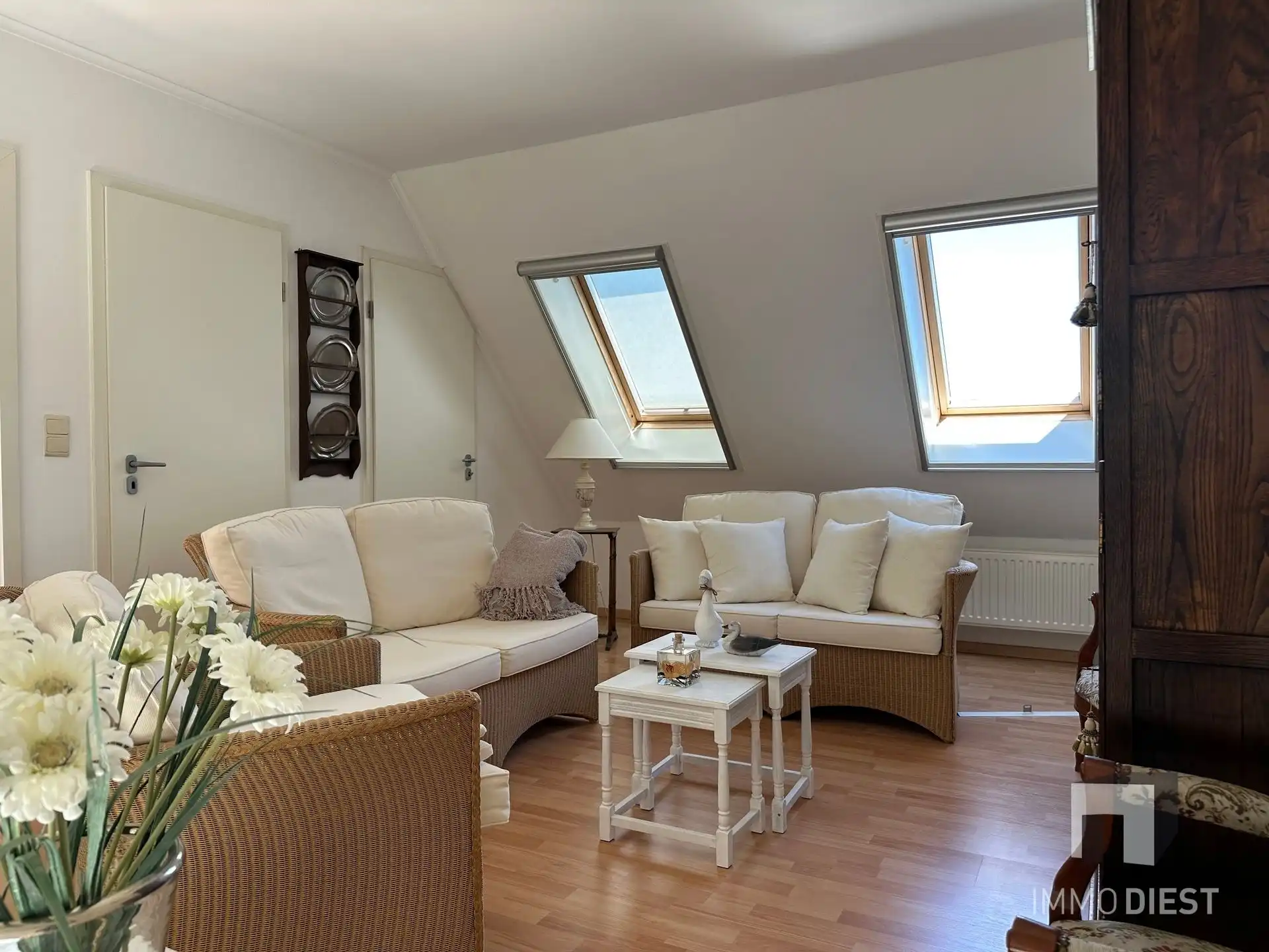 Appartement met 2 slaapkamers, terras en parking in centrum Diest foto 14