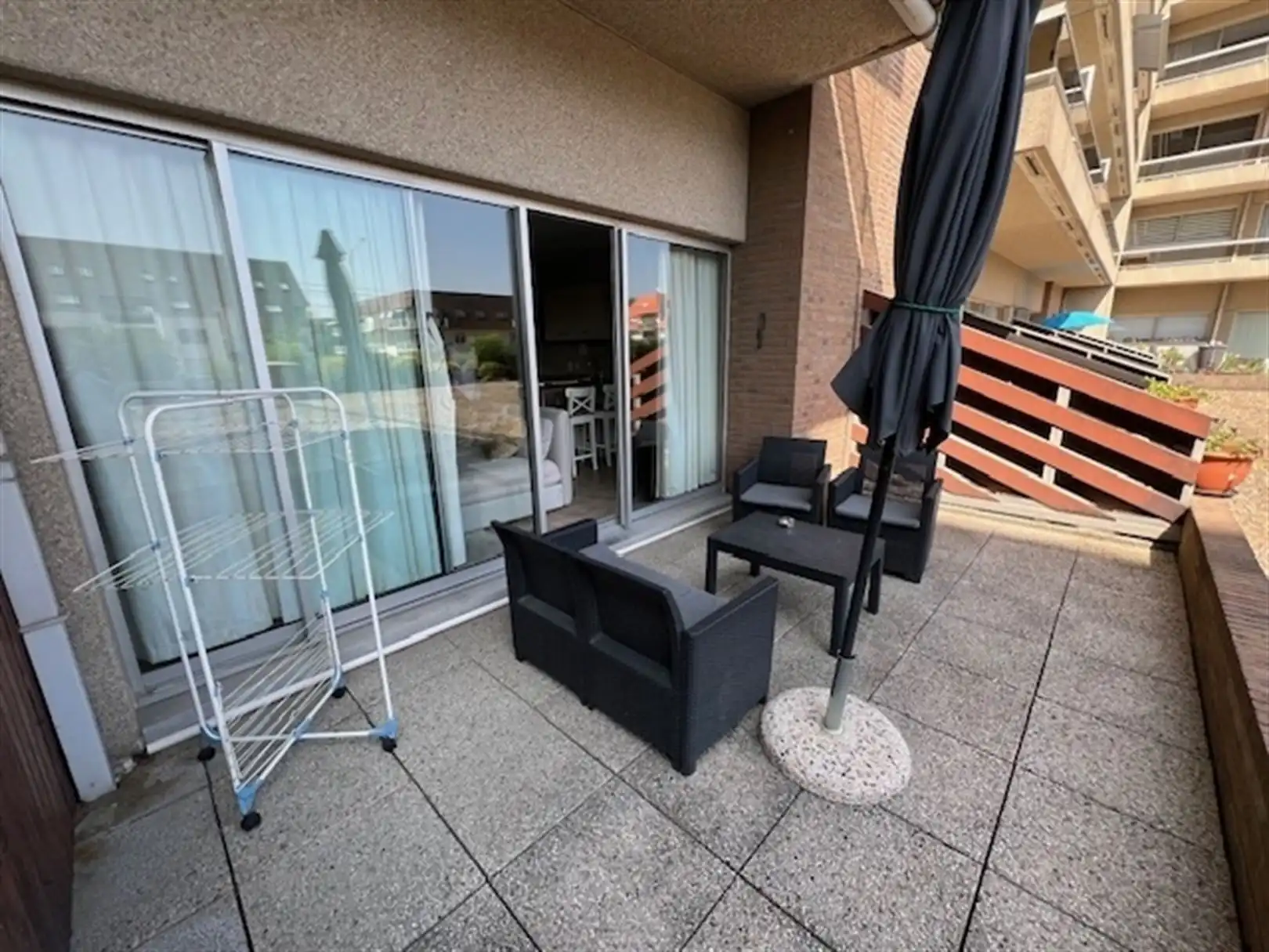 Zonnige instapklare studio met XXL-terras in Nieuwpoort foto 8