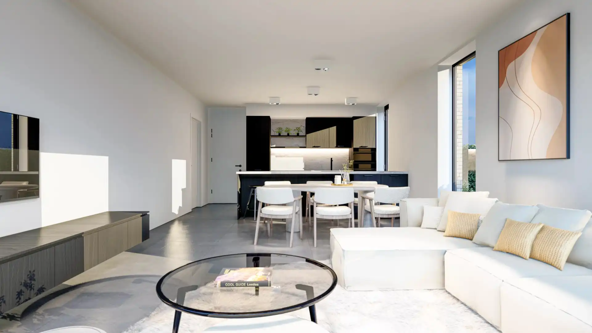 03 EXCLUSIEF GELIJKVLOERS NIEUWBOUWAPPARTEMENT MET 2 SLPK’S EN RUIME TUIN IN LINKHOUT foto 4