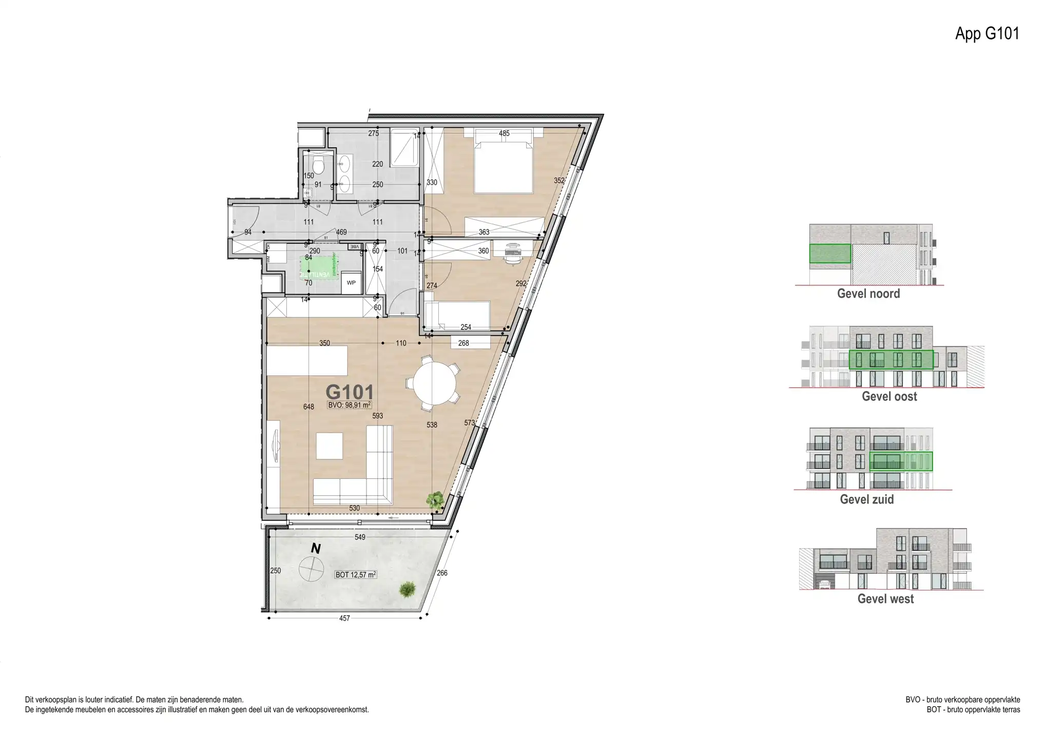Nieuwbouw appartement met 2 slaapkamers foto 9