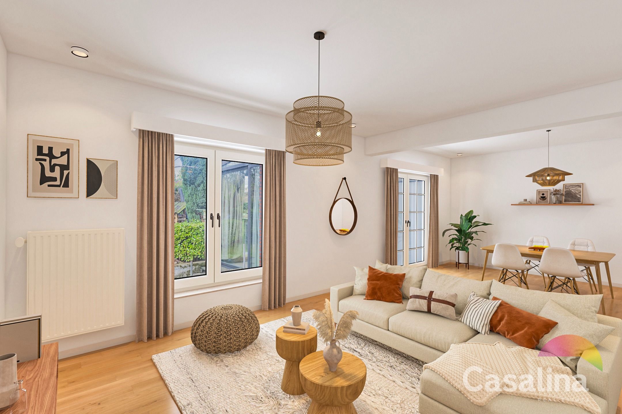 Viergevelwoning van 209m² met tuin foto 2