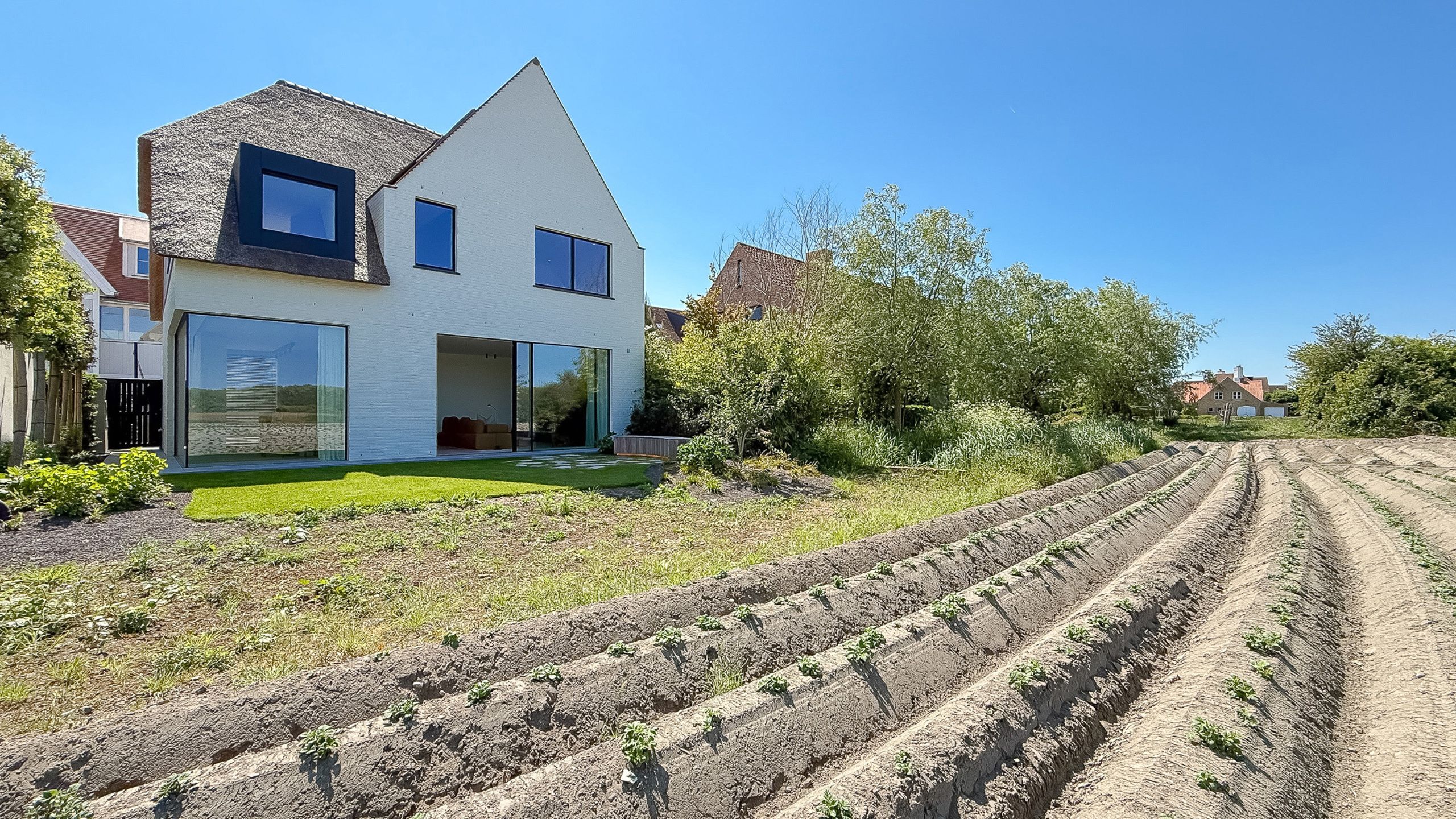 Nieuwbouwvilla - panoramisch zicht over de polders! foto 7