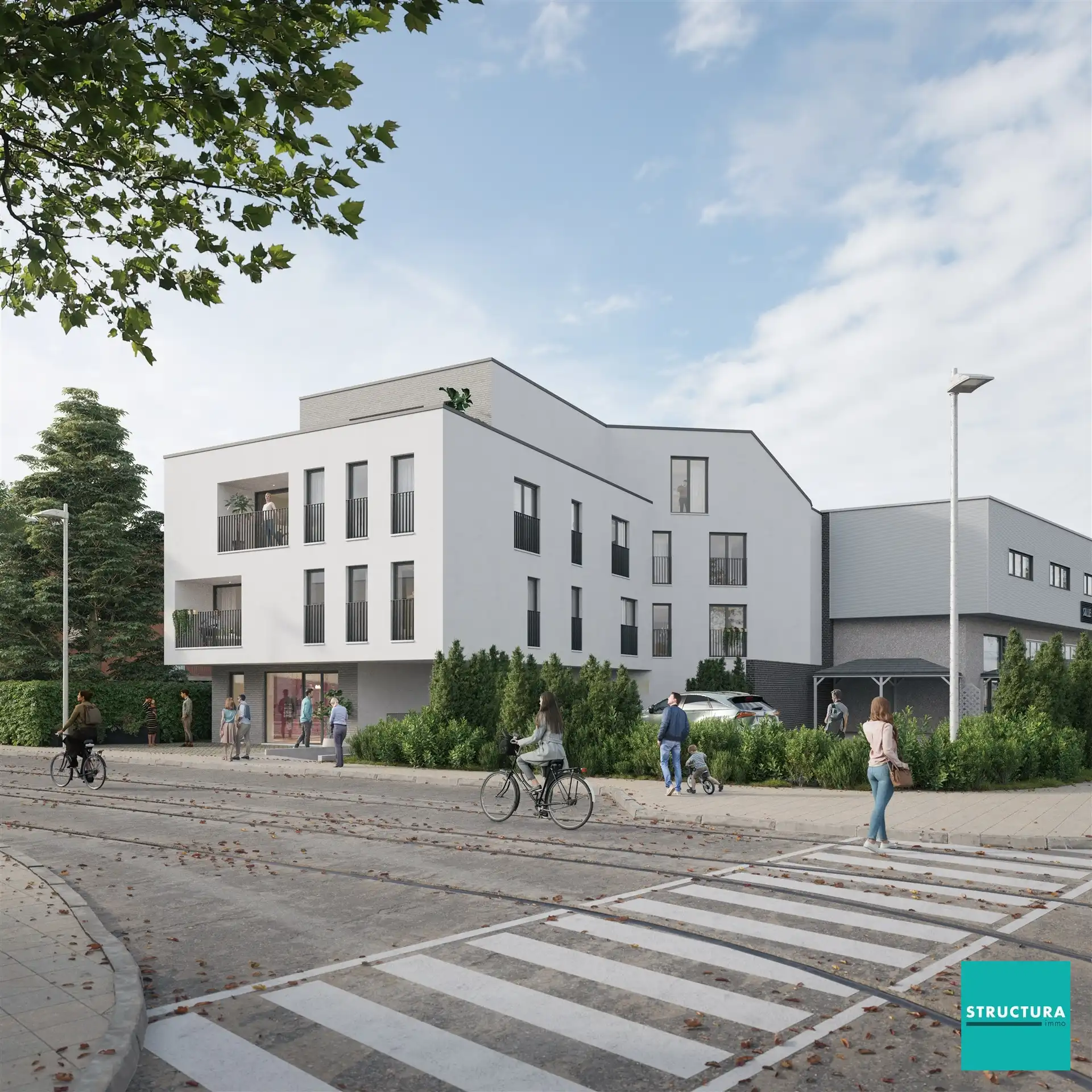  Residentie HANRIOT. Een uniek project met kwaliteitsvolle appartementen. foto {{pictureIndex}}