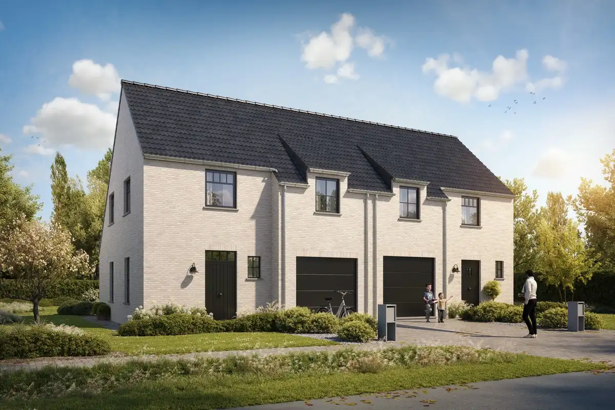 Energiezuinige nieuwbouwwoningen te Ninove foto {{pictureIndex}}