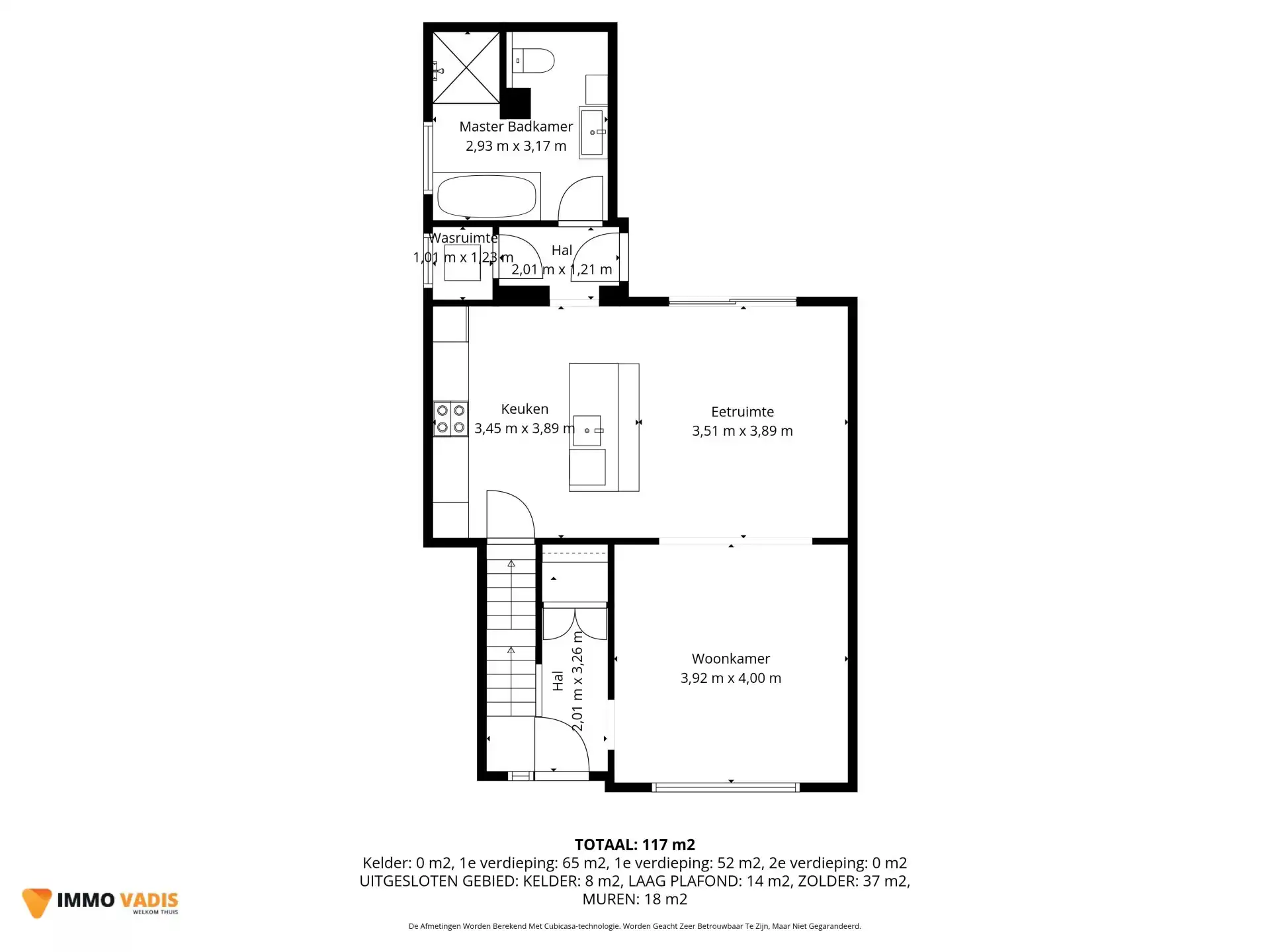 Ruime halfopen bebouwing met drie slaapkamers en tuin foto 24