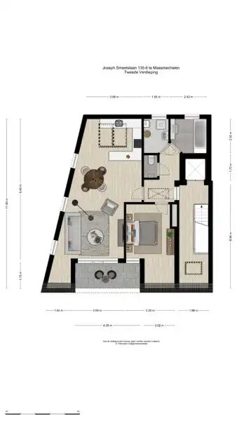Te koop Eigentijds dakappartement van 89m² op centrale ligging met ruime zolder van maar liefst 30m² en garagebox van 20m² foto 36