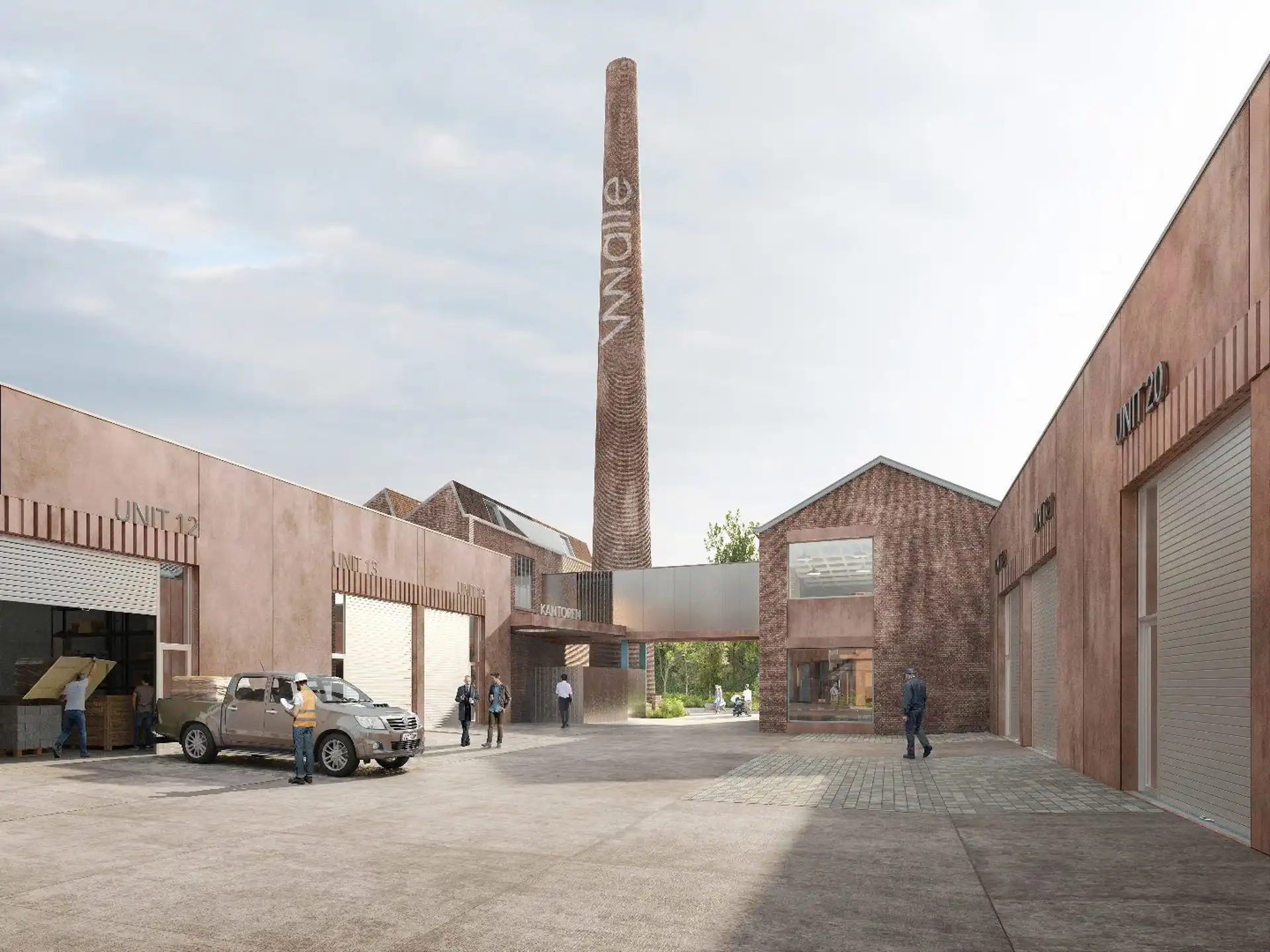 Nieuwbouw kantoorruimte te koop Kortrijk foto 2