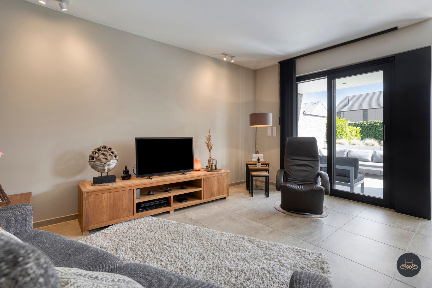 Zeer recent, energiezuinig gelijkvloersappartement met tuin  foto 8