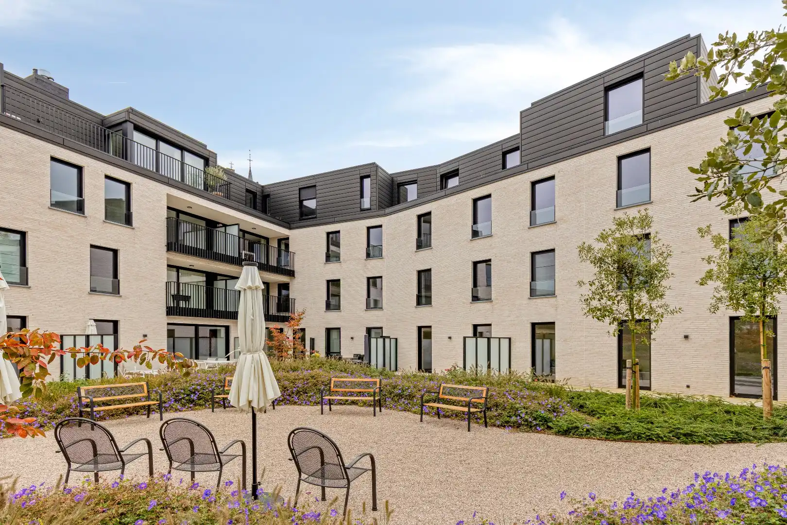 ZWEVEGEM - Nieuw en energiezuinig gelijkvloers appartement met 1 slaapkamer en terras! foto 7