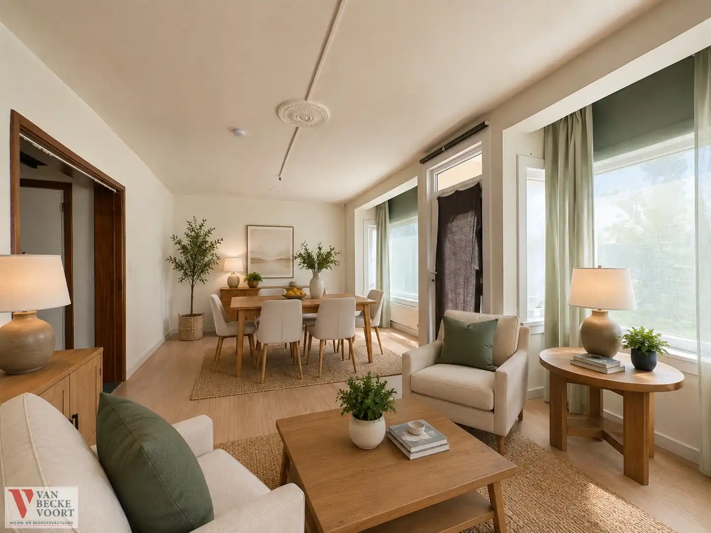 Lichtrijk appartement met uitzicht op het groen & nabij centrum foto 6