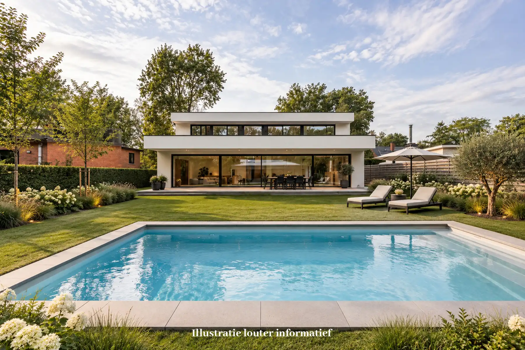 Exclusieve energiezuinige villa met zwembad en poolhouse foto 2