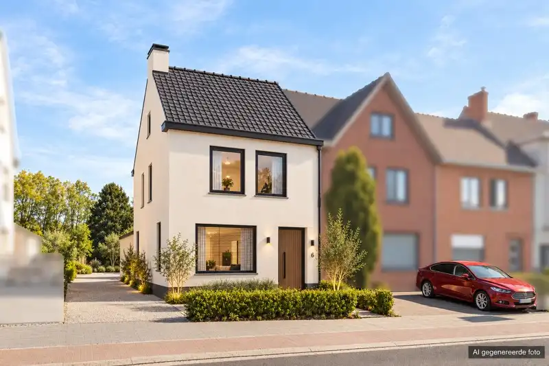 HALFOPEN BEBOUWING MET GROTE TUIN TE KOOP IN STEKENE foto 2