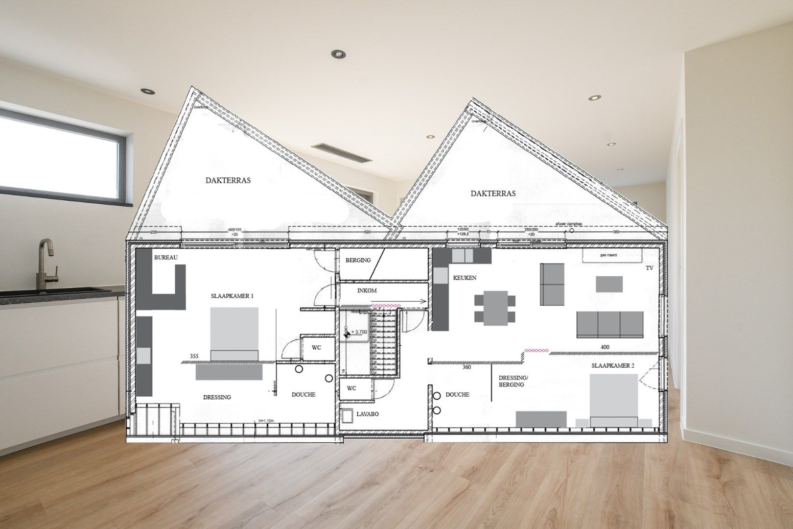 Stijlvol en ruim appartement met 2 terrassen te koop in Klemskerke (De Haan) foto 3
