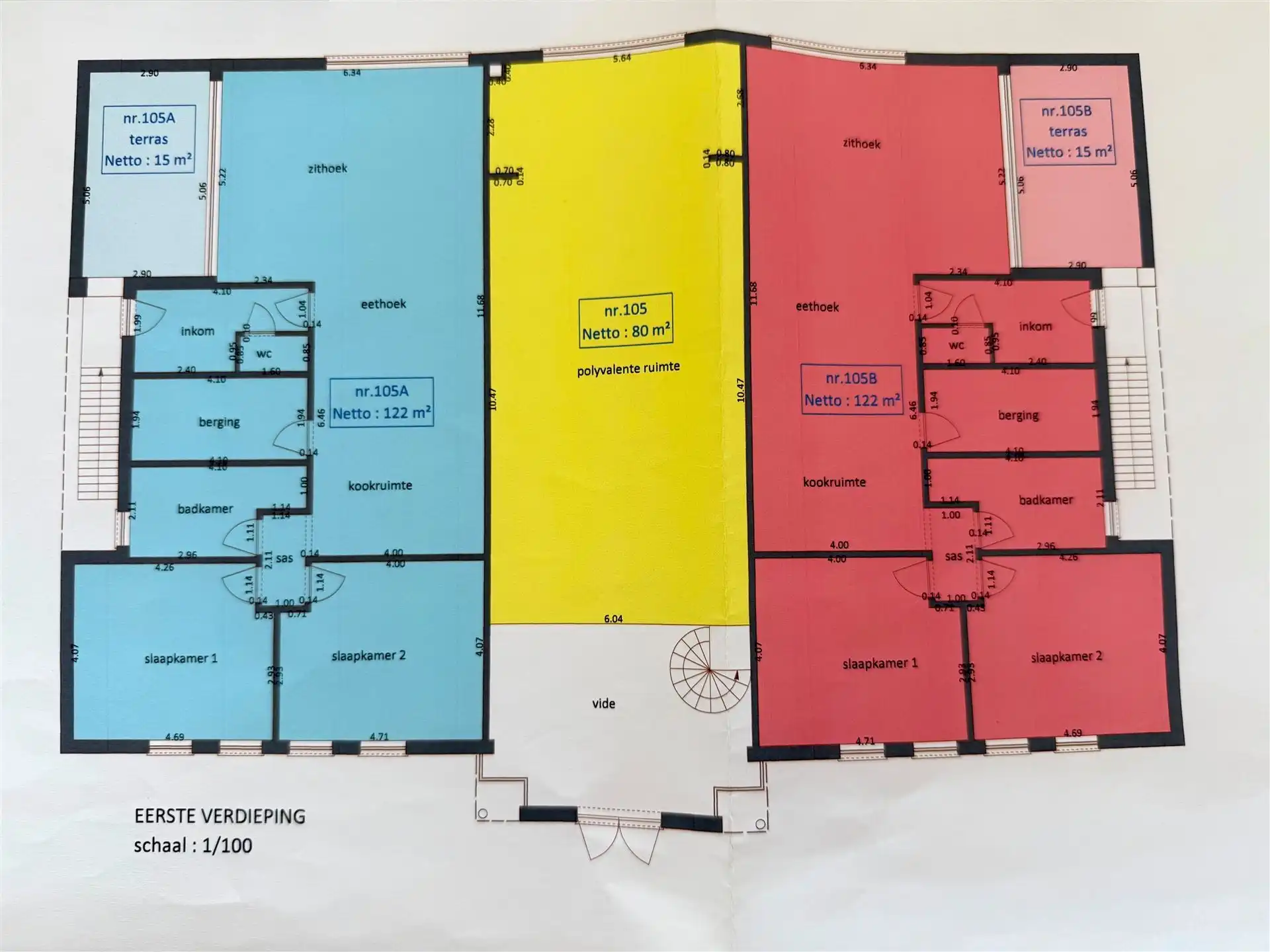 Opbrengsteigendom: handelspand en twee appartementen foto 7