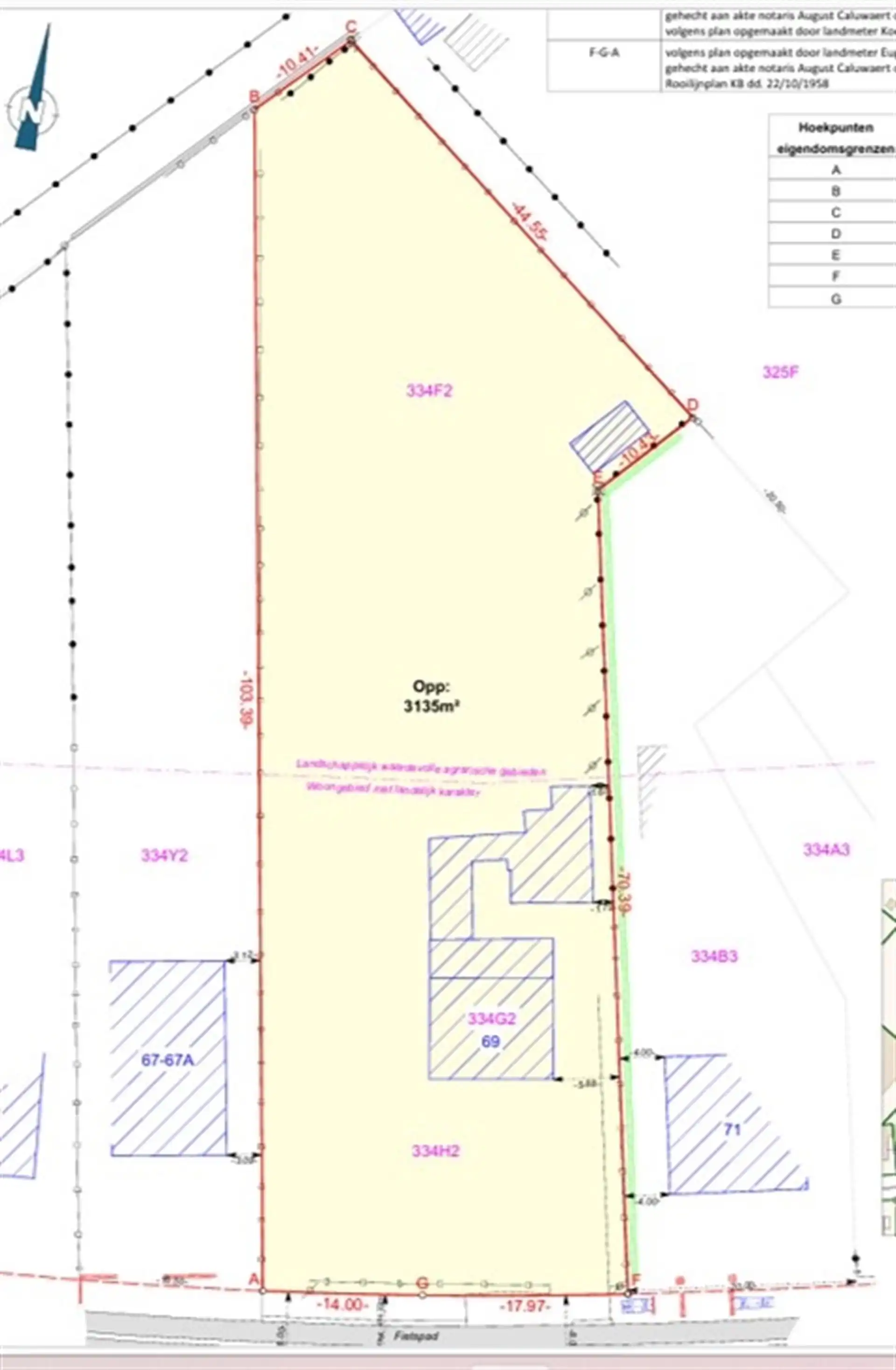 Zeer brede bouwgrond van 3135m² met potentieel tot verkaveling in twee bouwloten voor vrijstaande woningen foto 2