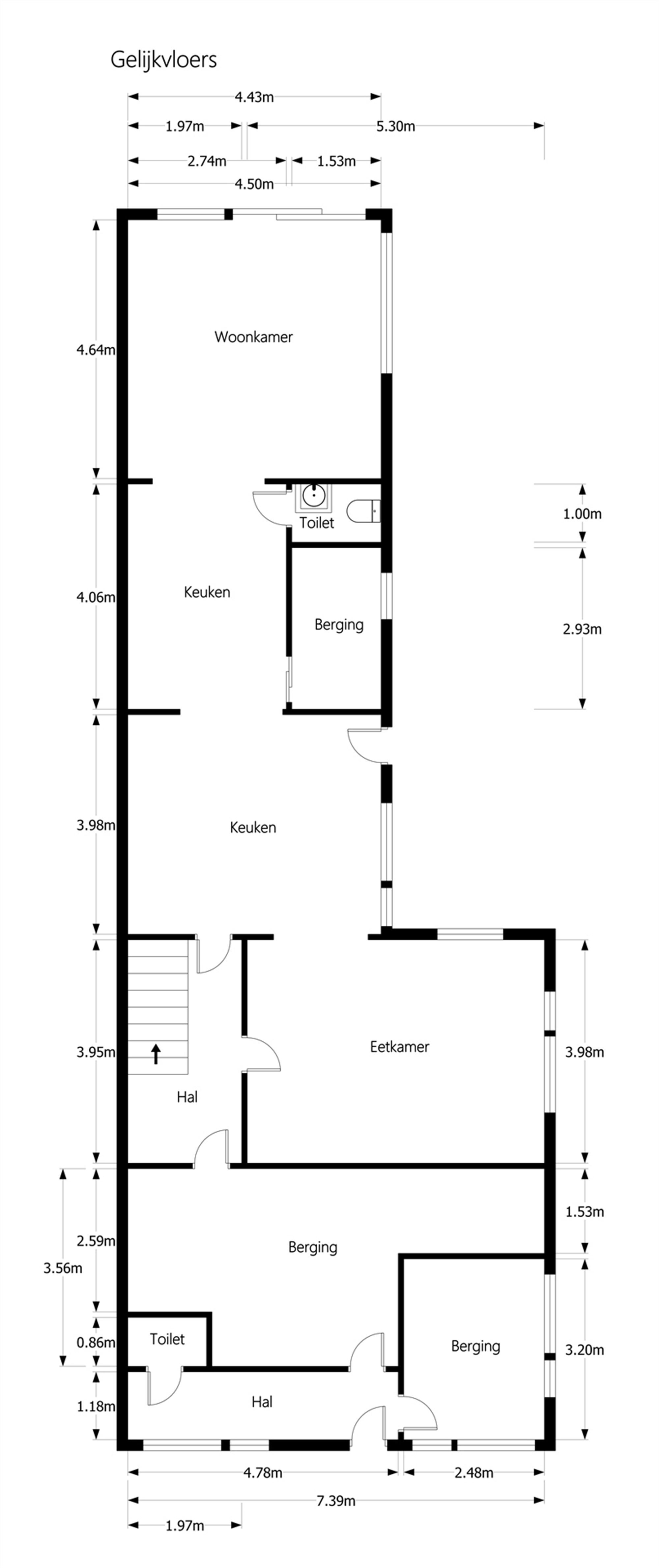 ZEER GOED GELEGEN, RUIME WONING  MET PRAKTIJKRUIMTE EN MOGELIJKHEID TOT 4 SLAAPKAMERS TE ZONHOVEN foto 29