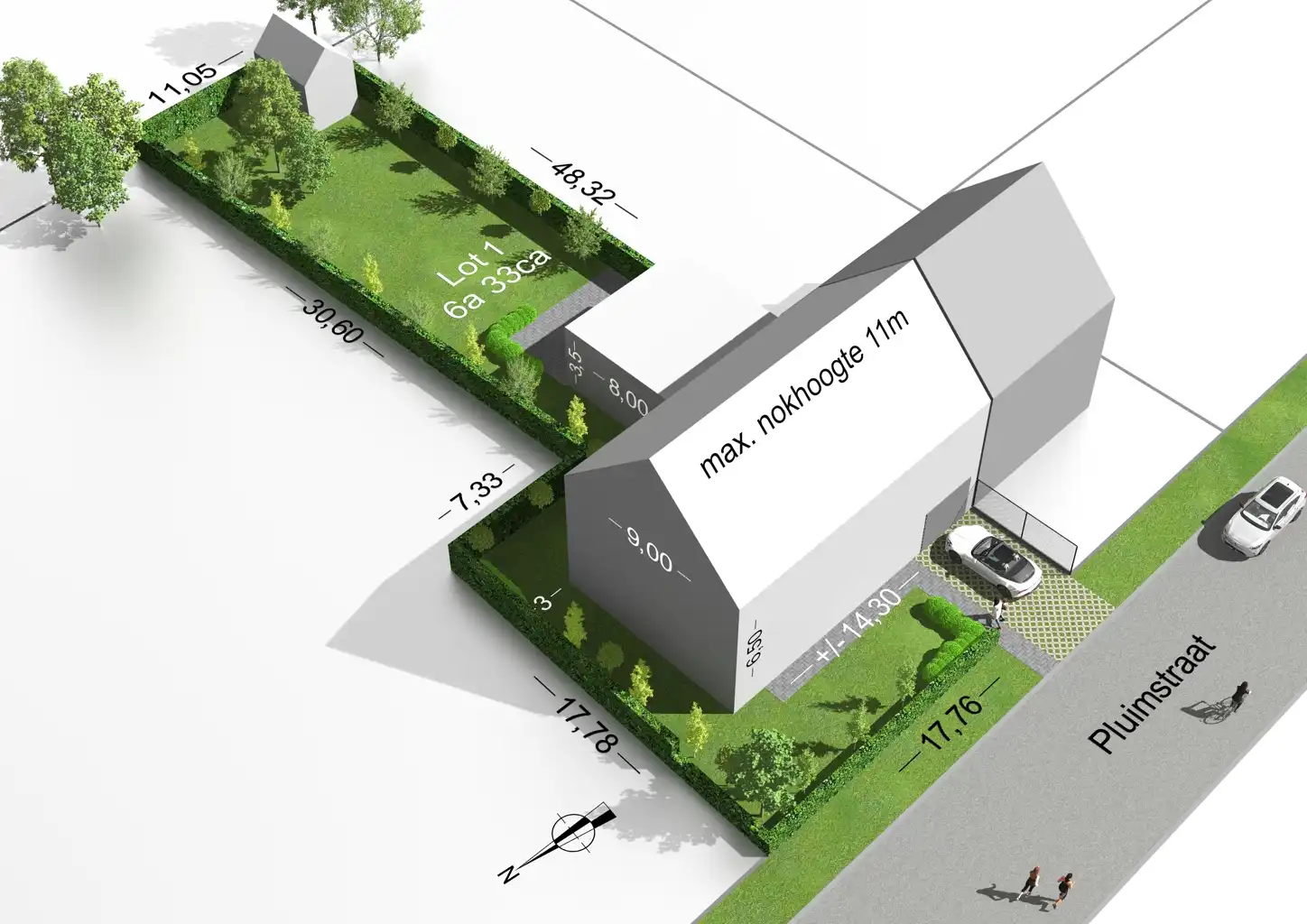 Bouwgrond van 633m², gelegen in een nieuwe verkaveling foto 2