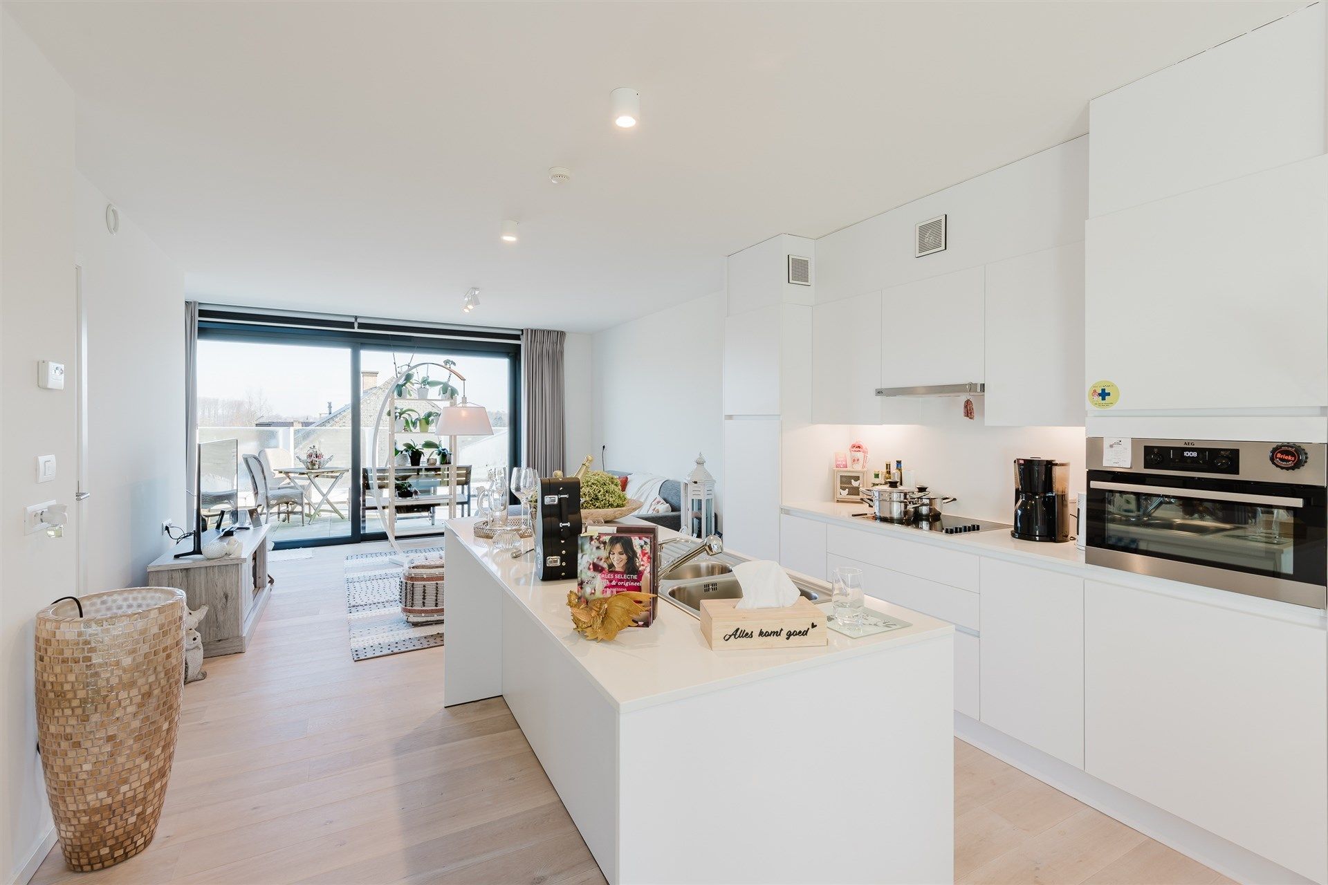 Assistentie-appartement in Residentie Ten Ede te Wetteren met ondergrondse autostaanplaats foto 2
