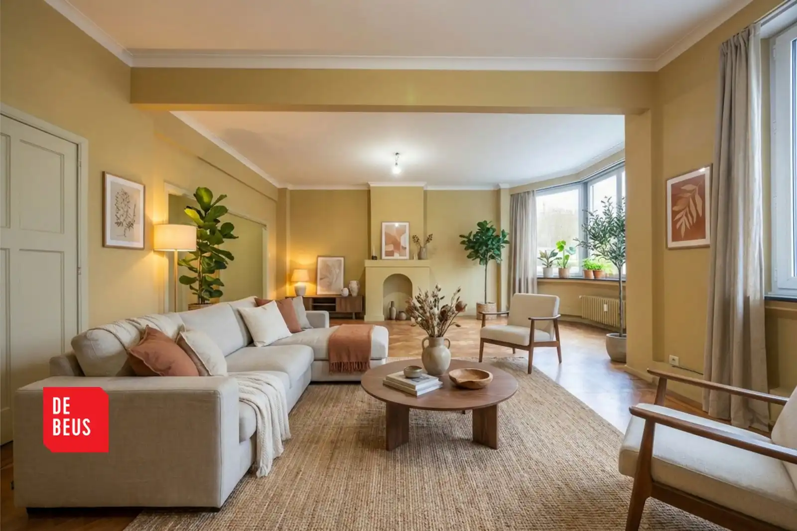 Riant appartement met 3 slpk, terras én lateraal parkzicht foto {{pictureIndex}}