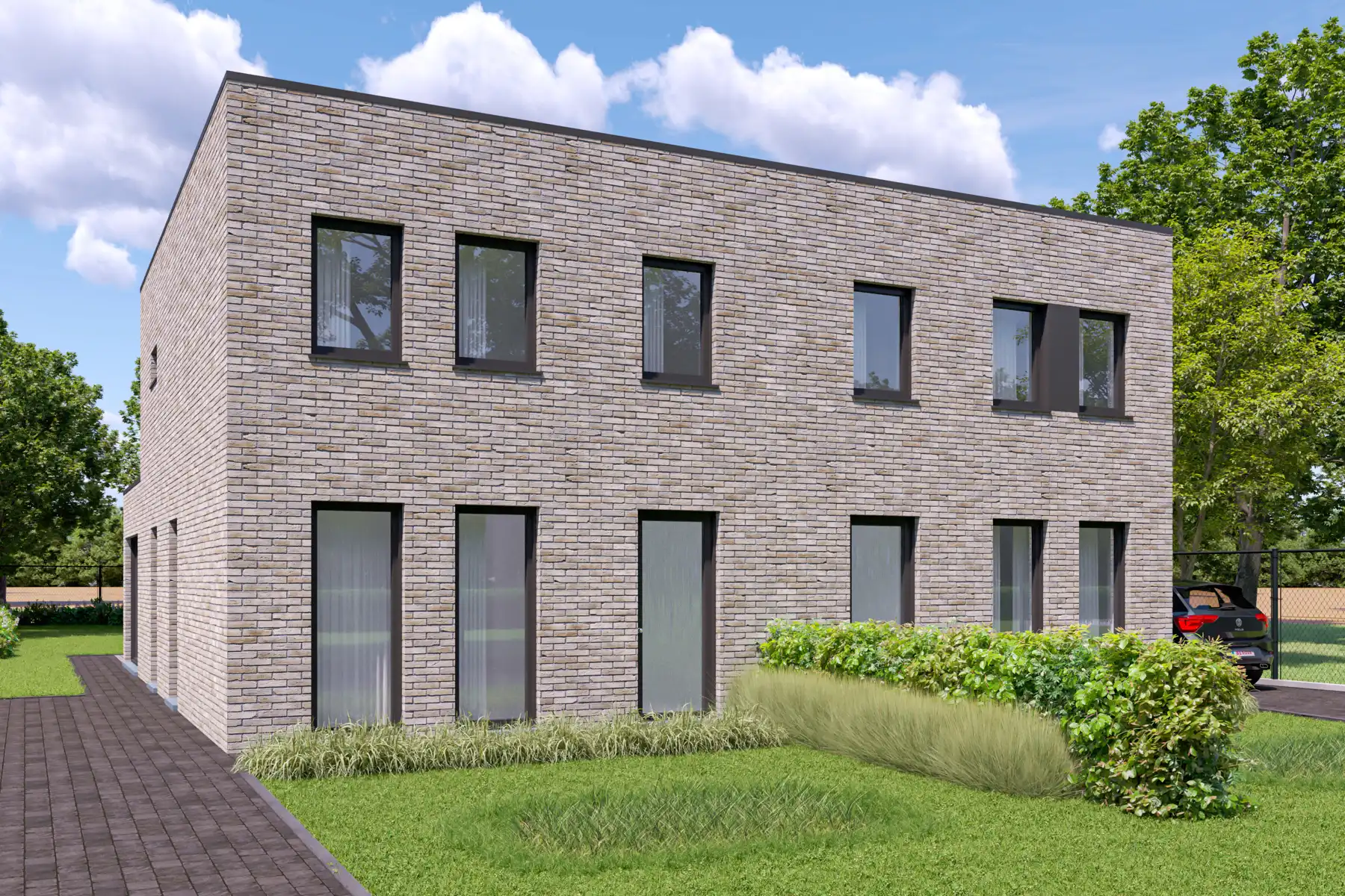 Nieuwbouwproject in Lille – 4 moderne halfopen woningen foto 20