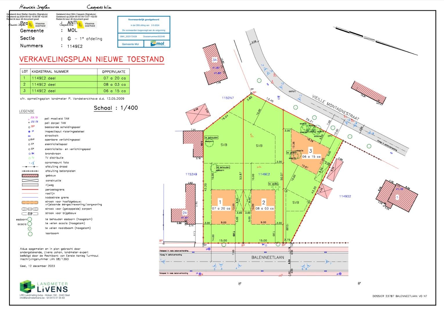 Ruime bouwgrond van 803 m², centraal gelegen in Wezel !  foto 2